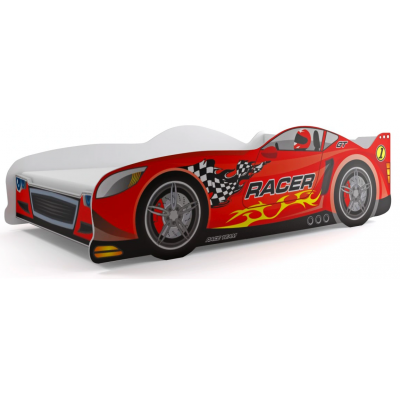 Posteľ jednolôžková Cars 160x80 športové + matrac 